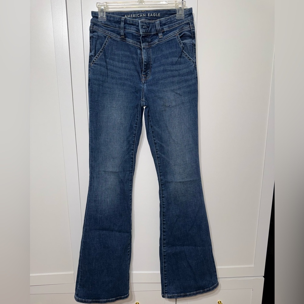 American Eagle Outfitters Blue Flare Jeans